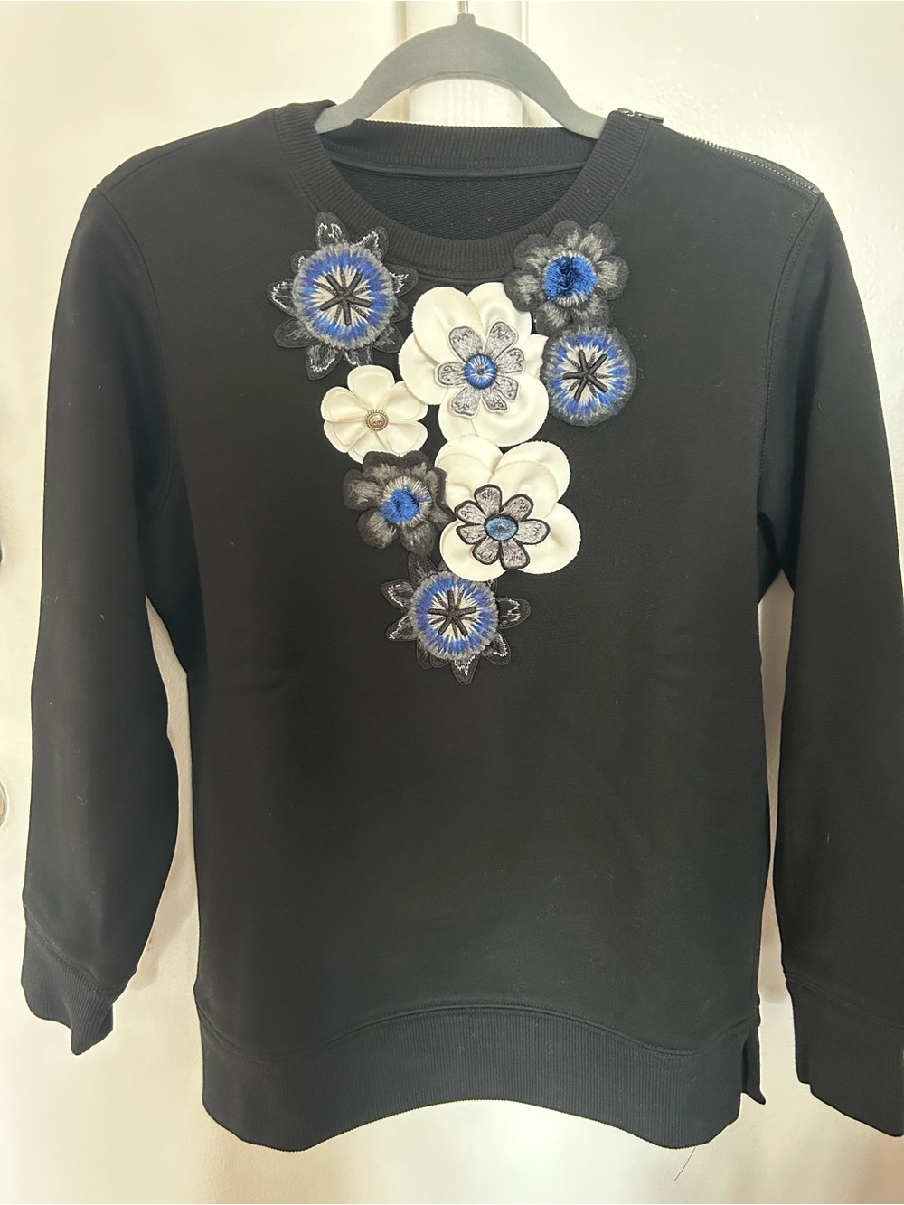 CHANEL Camellia Front Sweatshirt